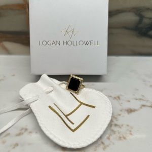 One of a kind Logan Hollowell Queen Black Onyx ring.  Size 6